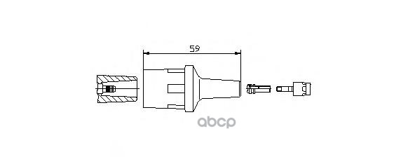 Наконечник В/В Провода Mercedes BREMI арт. 13551