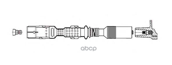 Провод высоковольтный Mercedes E/G/M/S/SL/CLK BREMI арт. 197e25
