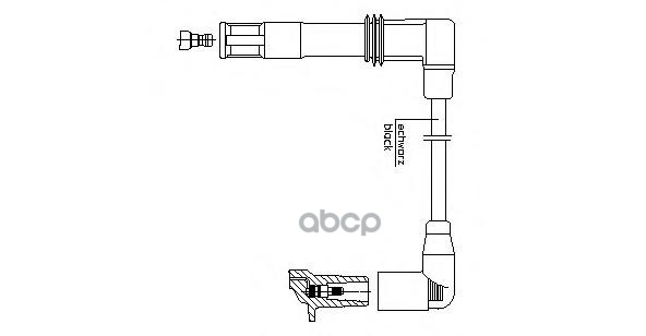 Провод Высоковольтный Audi/Seat/Skoda/Vw BREMI арт. 1a13/33