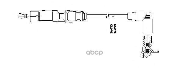 Провод высоковольтный Audi/VW BREMI арт. 1a22/46