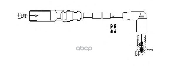 Провод высоковольтный Audi/VW BREMI арт. 1a22e26