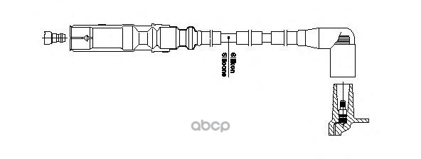 Провод высоковольтный Audi/Skoda/VW BREMI арт. 1a32h61