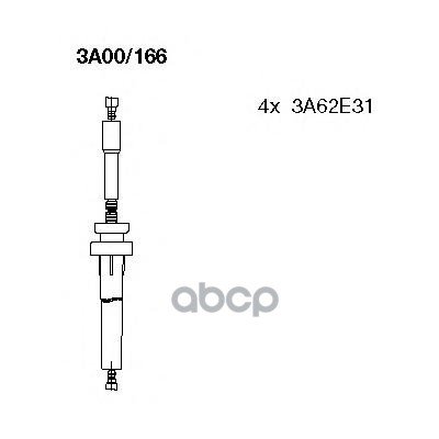 Провода В/В К-Т BREMI арт. 3a00/166