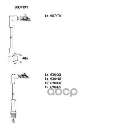 Провода В/В К-Т Renault Espace BREMI арт. 600/131
