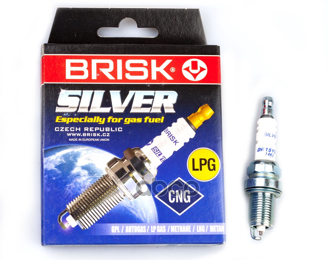 Свеча зажигания SILVER DR15YS9 (1462) BRISK арт. DR15YS9