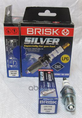 Свеча зажигания SILVER LR17YS (1333) BRISK арт. LR17YS