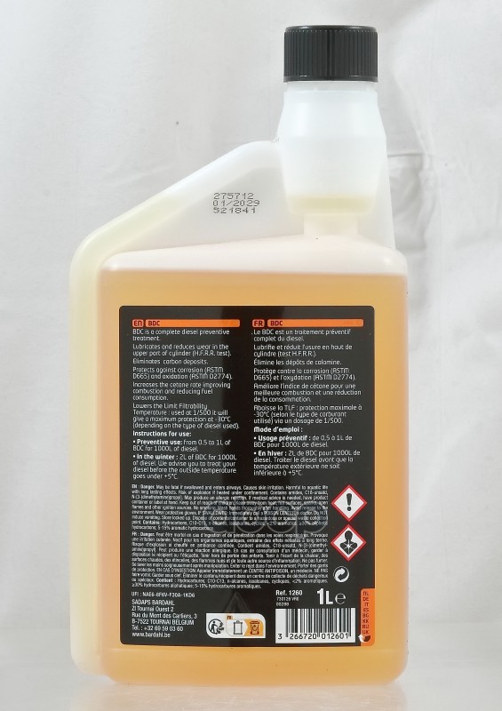 Присадка в дизельное топливо 1л Bardahl 1260 Bardahl арт. 1260