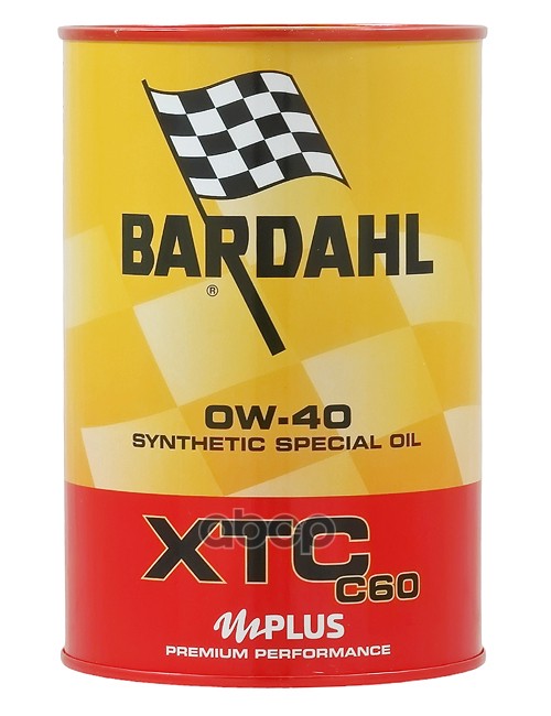 Масло моторное синтетическо 0W-40 XTC C60 SN/CF, A3/B4 1л 300039 Bardahl арт. 300039