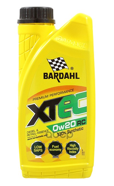 Bardahl Моторное масло XTEC 0W20 RC син. (1л)