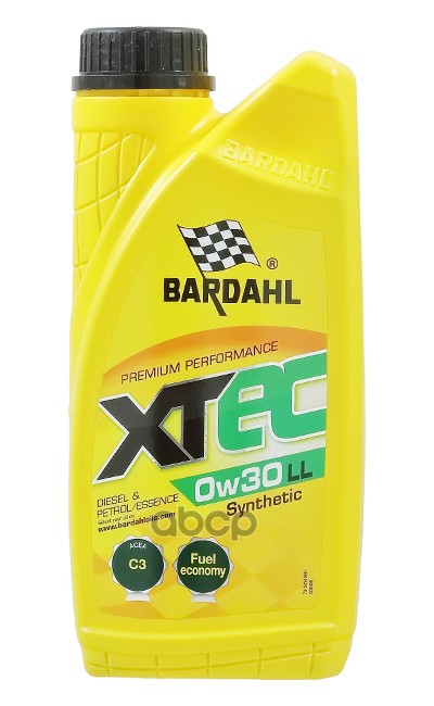 0W30 Xtec Ll C3 Vw 504.00/507.00 1L (Синт. Моторное Масло) Bardahl арт. 34141