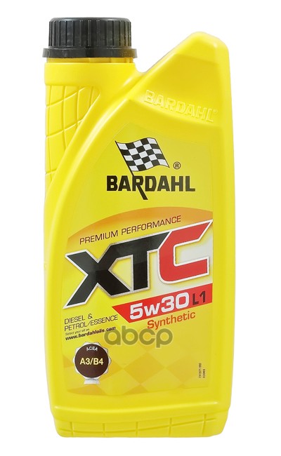 Моторное масло XTC 5W30 L1 син. (1л) Bardahl арт. 35711