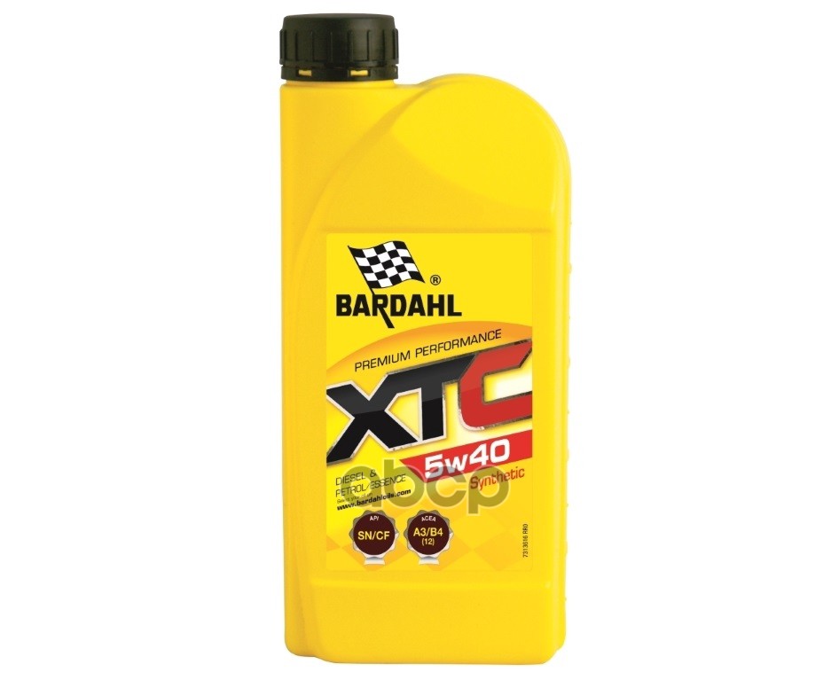 Bardahl Масло моторное синтетическое BARDAHL XTC 5W-40 1л 36161