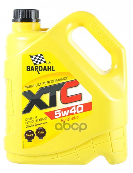 Bardahl Масло моторное синтетическое BARDAHL XTC 5W-40 4л 36162