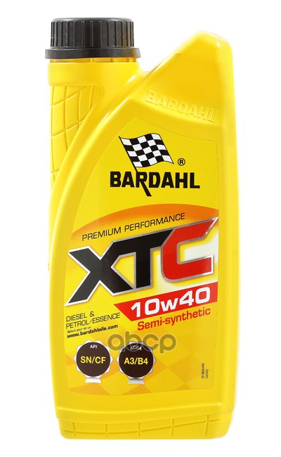 Bardahl Масло моторное полусинтетическое BARDAHL XTC 10W-40 1л 36241