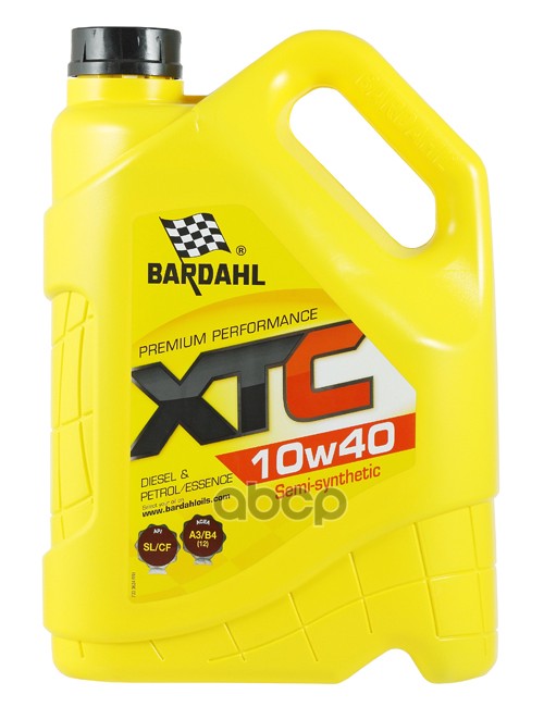 Bardahl Масло моторное полусинтетическое BARDAHL XTC 10W-40 5л 36243