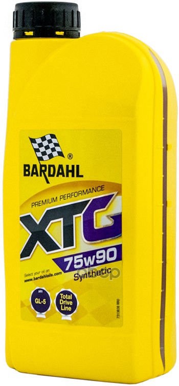 Масло трансмиссионное синтетическое BARDAHL XTG 75W-90 1л 36381 Bardahl арт. 36381