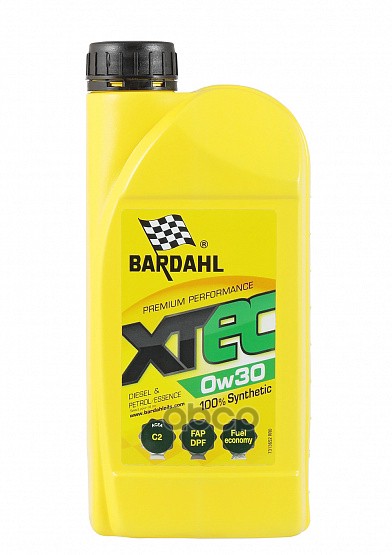 Bardahl Масло моторное синтетическое BARDAHL XTEC 0W-30 1л 36521