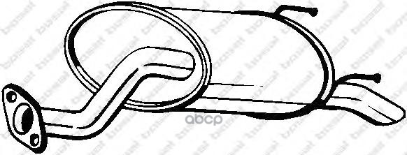 Основной Глушитель Bosal арт. 163395