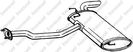 Глушитель Bosal арт. 169073