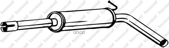 Средний Глушитель Выхлопных Газов Bosal арт. 233477