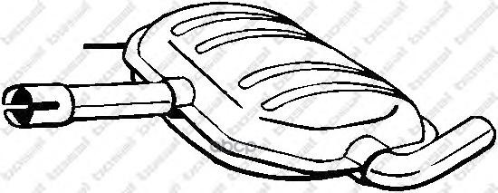 Глушитель Средняя Часть Bosal арт. 233487