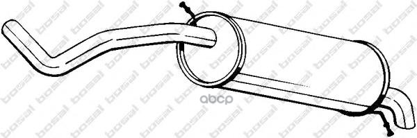 Глушитель Основной Bosal арт. 278039