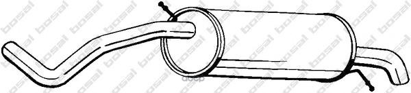 Глушитель Задняя Часть Bosal арт. 278231