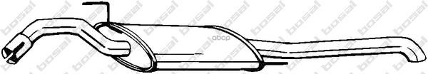 Глушитель Задняя Часть Bosal арт. 279461