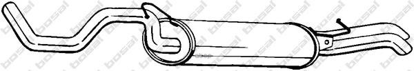 Глушитель Задняя Часть Seat/Skoda Octavia Tour 96->2010/Vw Bora/Golf Iv Bosal 281-227 Bosal арт. 281-227