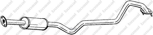 Средний Глушитель Выхлопных Газов Bosal арт. 285417