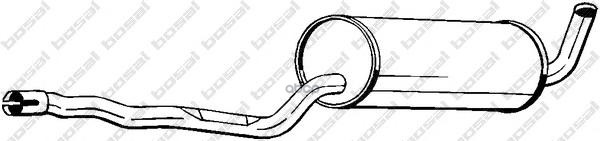 Глушитель Средняя Часть Bosal арт. 285943