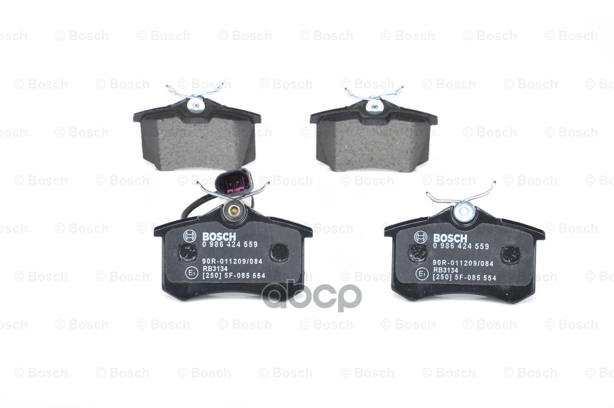Колодки Тормозные Дисковые Ford Galaxy 95-06/Seat Alhambra 96-10/Vw Sharan 95-(R15)Задние Bosch арт. 0986424559