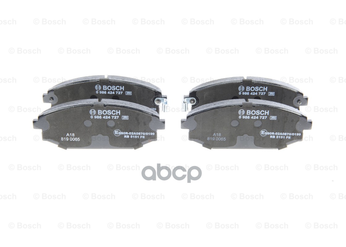 Колодки Тормозные Дисковые | Перед | Bosch арт. 0986424727