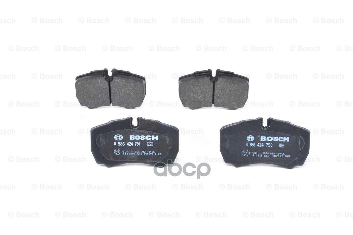 Колодки Тормозные Дисковые | Зад | Bosch арт. 0986424750