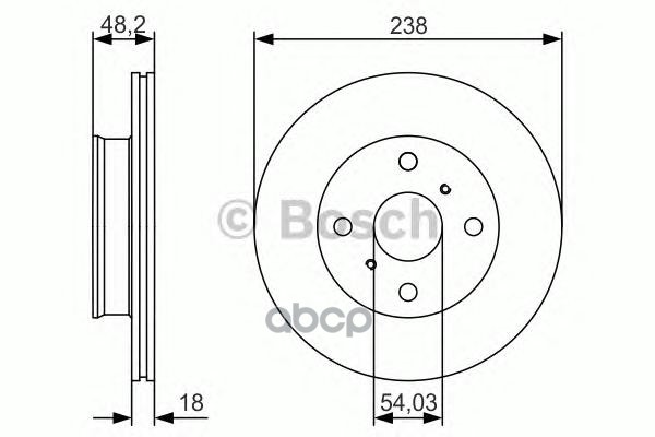 Диск Тормозной Bosch арт. 0986479R75