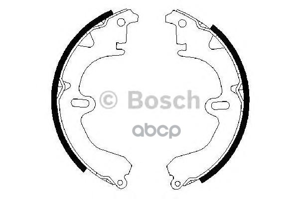 Колодки Тормозные Барабанные Bosch арт. 0986487203
