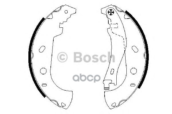 Колодки Торм Барабан К-Т Bosch арт. 0986487559