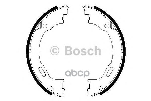 Колодки Тормозные Барабанные | Зад | Bosch арт. 0986487609