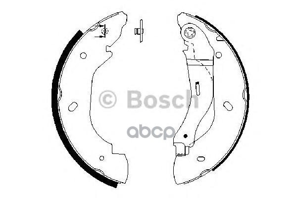 Колодки тормозные барабанные BOSCH 0 986 487 660 Bosch арт. 0 986 487 660