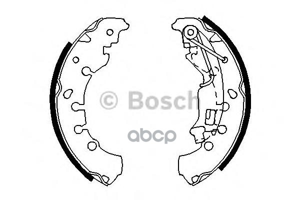 Колодки тормозные барабанные Bosch арт. 0986487702