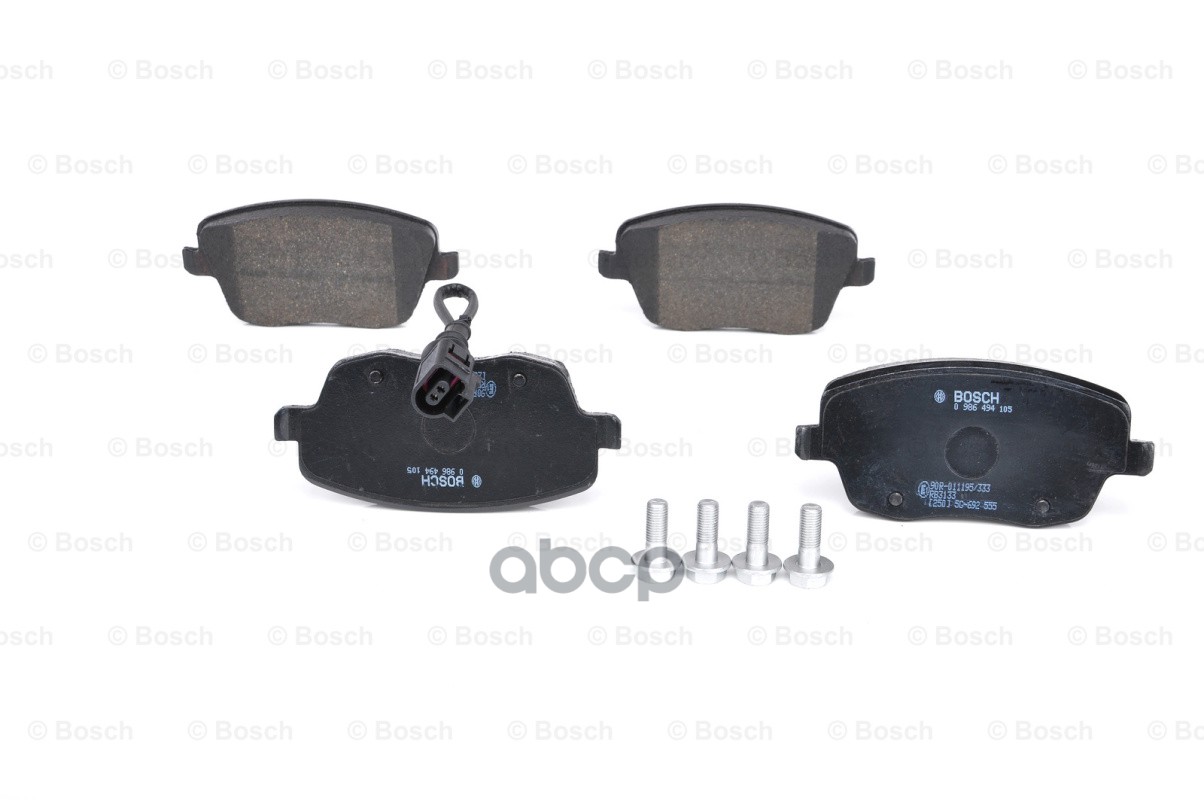 Колодки Тормозные Дисковые | Перед | Bosch арт. 0986494105