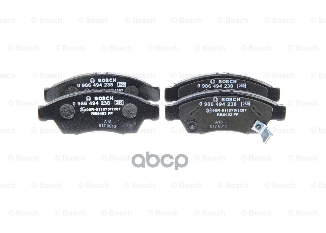 Колодки тормозные дисковые перед Bosch арт. 0986494238
