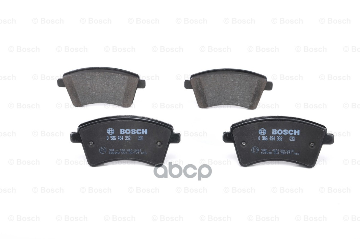 Колодки тормозные дисковые перед Bosch арт. 0986494332