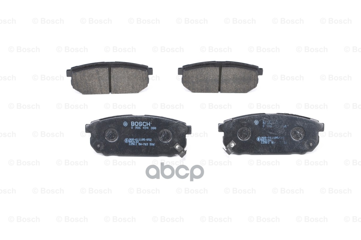 Колодки Тормозные Дисковые | Зад | Bosch арт. 0986494388