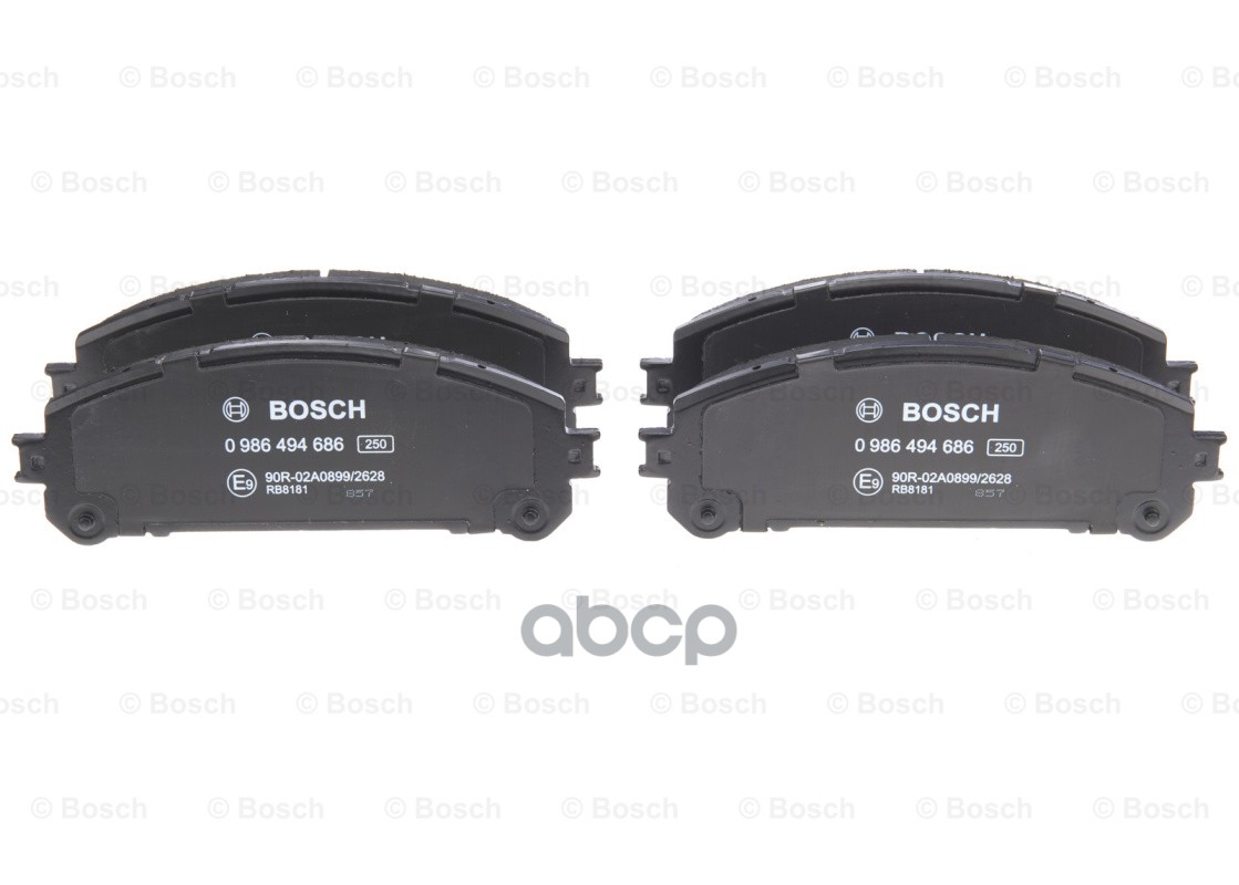 Колодки Тормозные Дисковые Перед Bosch арт. 0986494686