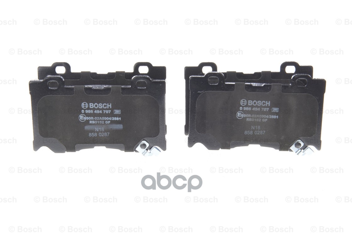 Колодки Тормозные Дисковые Передние 0986494707 Bosch арт. 0986494707