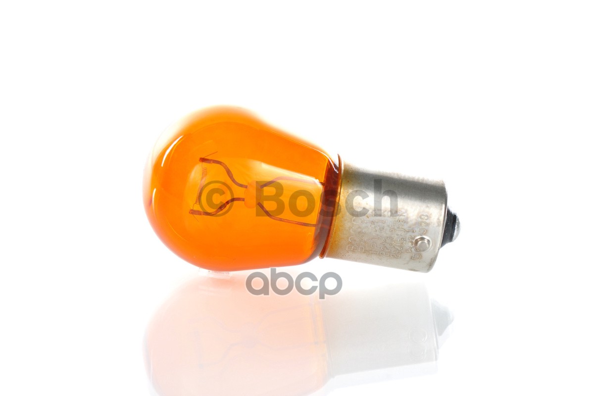 Лампа накаливания сигнальная PY21W BAU15s ECO 12V 21W картон 10шт цена за 1шт Bosch арт. 1987302812