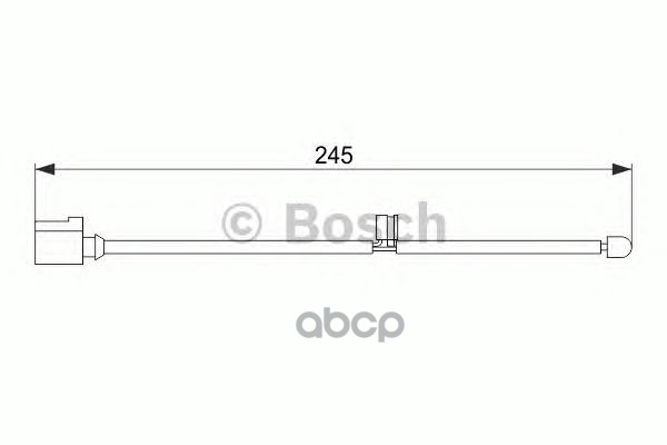 Датчик Износа Тормозных Колодок Vw Audi Q7/Touareg/Porsche Cayenne Bosch арт. 1987474563