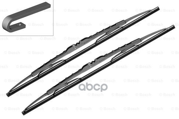 Щетки стеклоочистителя каркасные Eco 600/450мм крепление Hook Bosch арт. 3397010253