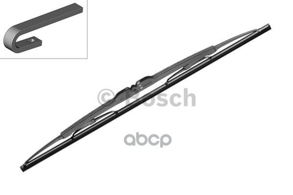 Щетка стеклоочистителя каркасная задняя 450мм Bosch арт. 3397015047